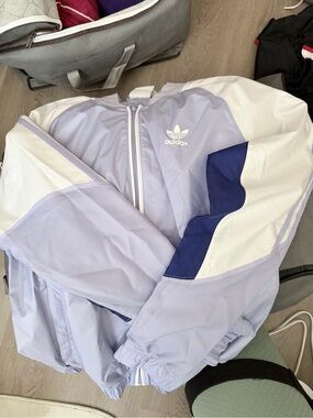 Adidas Lavender Windbreaker Jacket